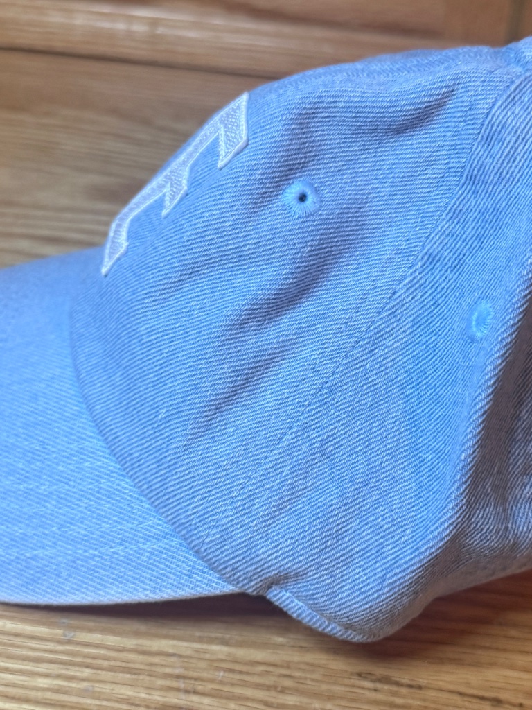 New Rey To Z Kids Denim Fashion One Size Fits Most 6 Inch Round "E" Classic Cute — image 4 of 8